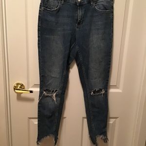 Zara basic denim pants